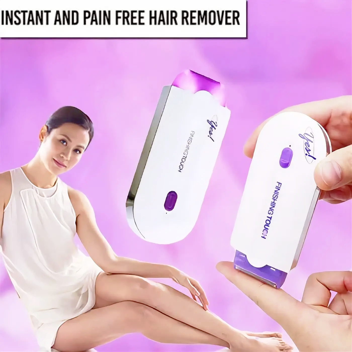 Ladies Sensor Hair Remover / Instant & Pain Free Hair Remover - Image 3