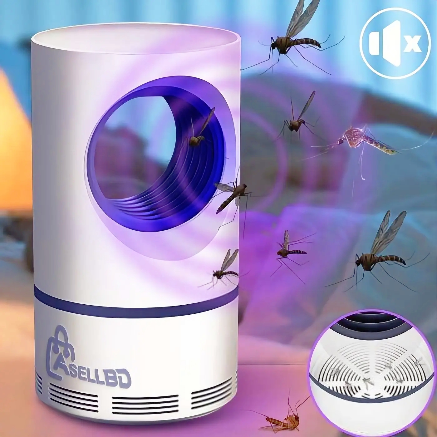 Mosquito Killer Lamp – স্মার্ট ইনসেক্ট ট্র্যাপ | Silent, Safe & Powerful - Image 4