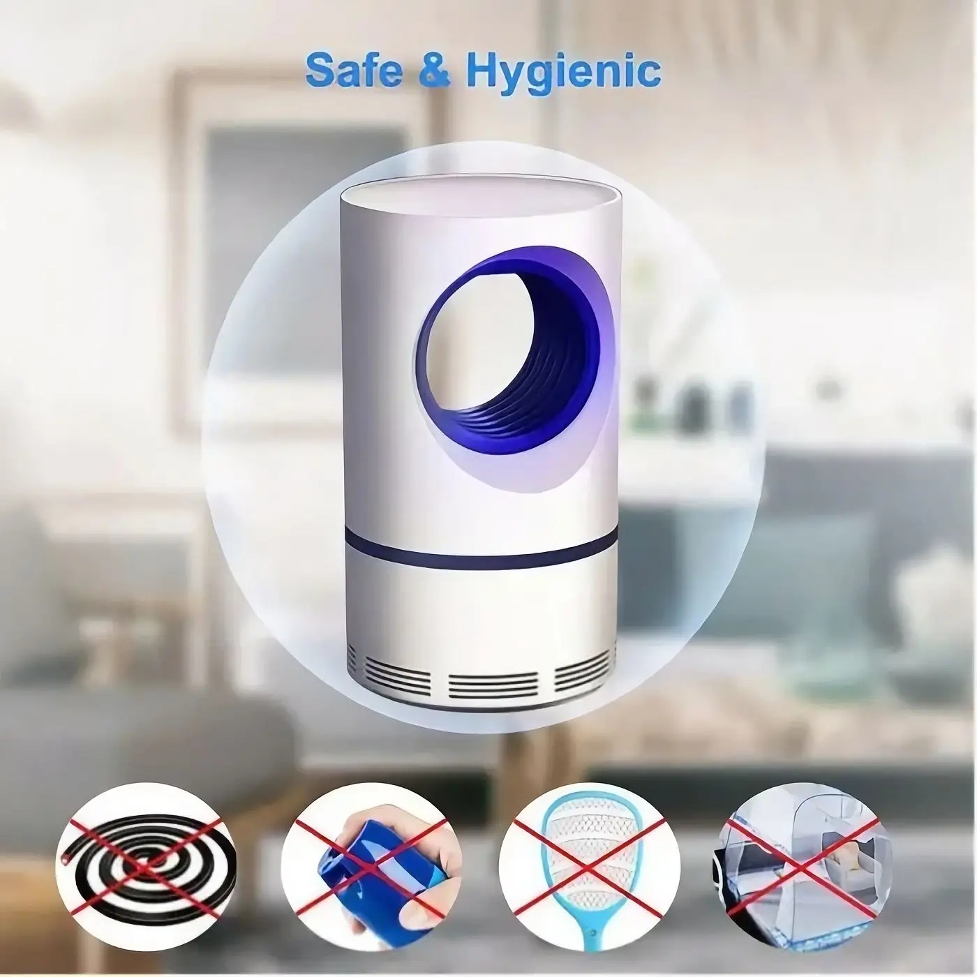 Mosquito Killer Lamp – স্মার্ট ইনসেক্ট ট্র্যাপ | Silent, Safe & Powerful - Image 3